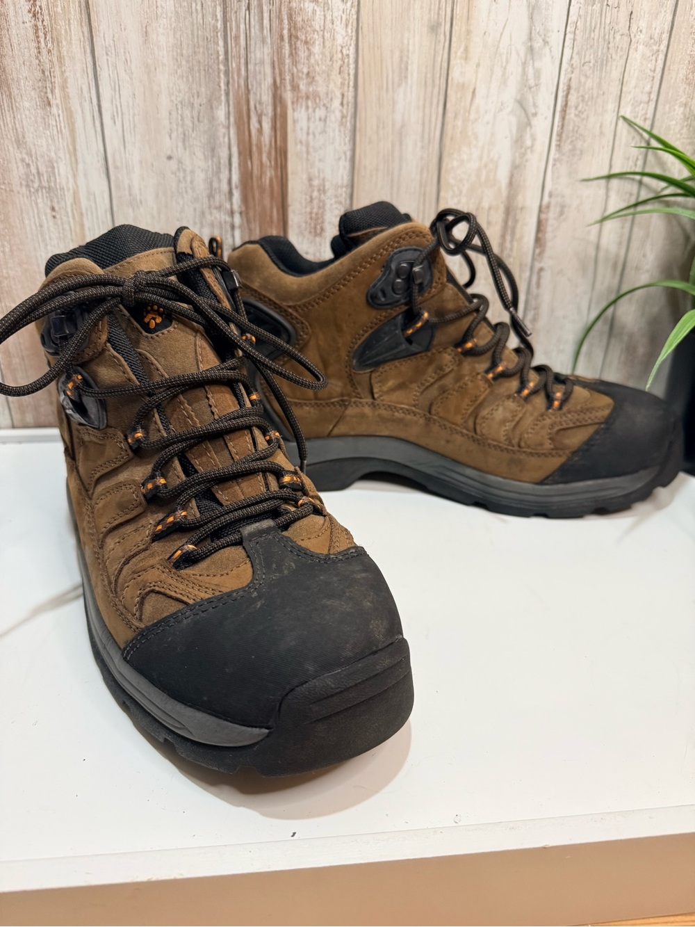 WOLVERINE HUDSON STEEL TOE WORK BOOTS 9